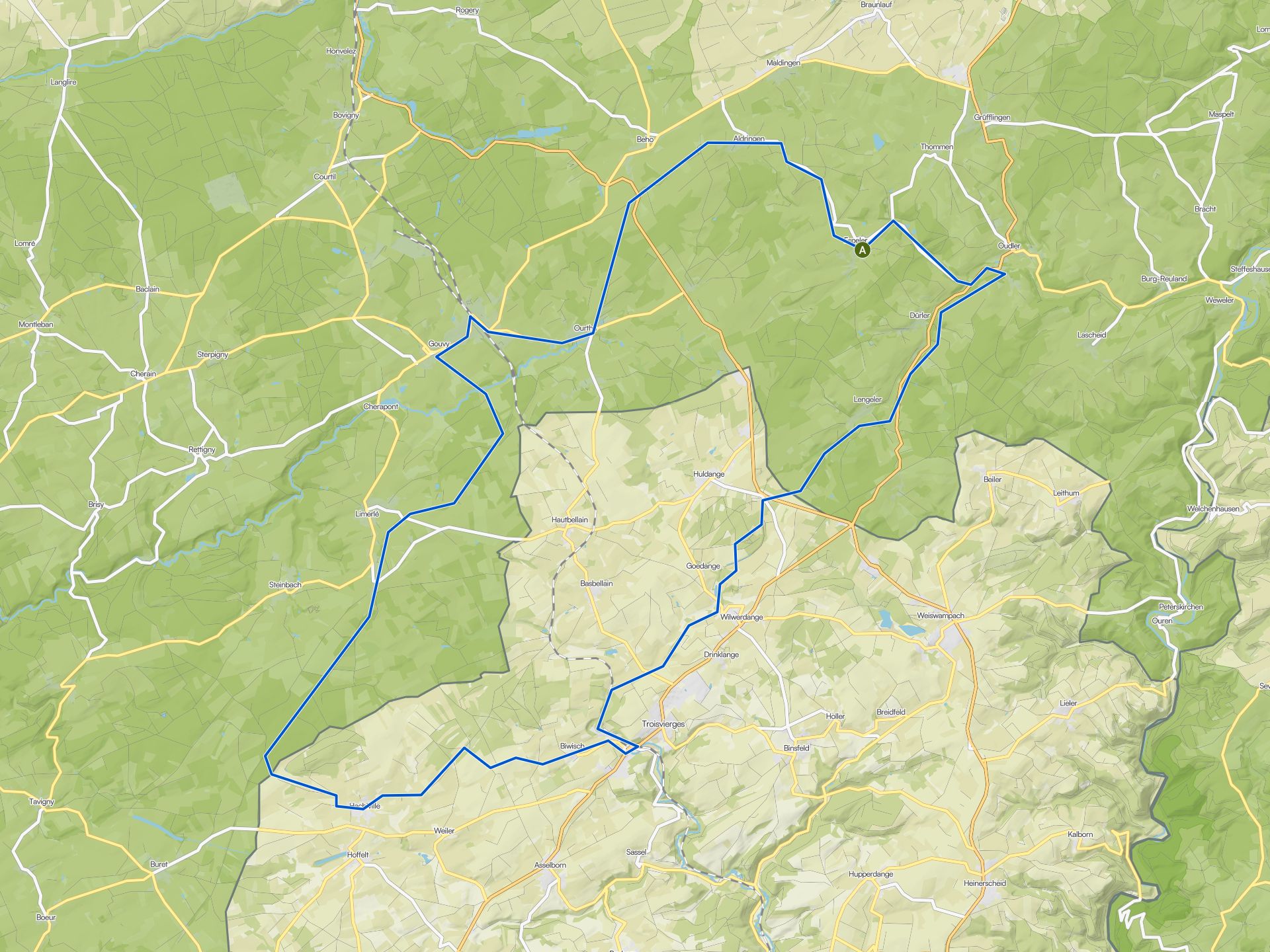 The best traffic-free bike rides around Burg-Reuland | Komoot